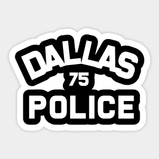 Dallas Police Sticker